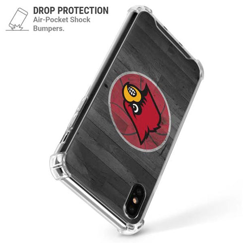 University of Louisville Cardinals Basketball iPhone XS Max Clear Case